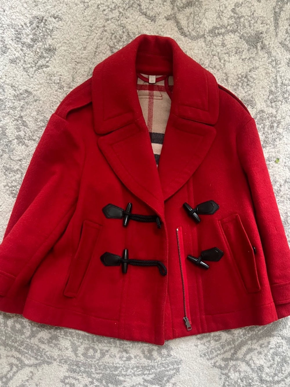 Burberry brit wool poncho/cape